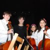 Orquesta - Nuestros cellos con su profesora Ines